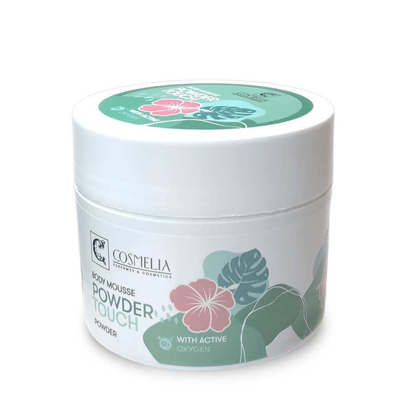 Cosmelia Powder Touch Ενυδατική Mousse Σώματος με Άρωμα Πούδρα για Όλες τις Επιδερμίδες 200ml