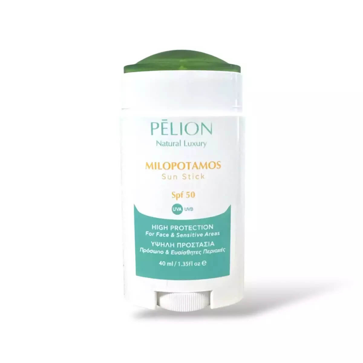 P For Pelion Milopotamos Αντηλιακό Stick Προσώπου SPF50 40ml